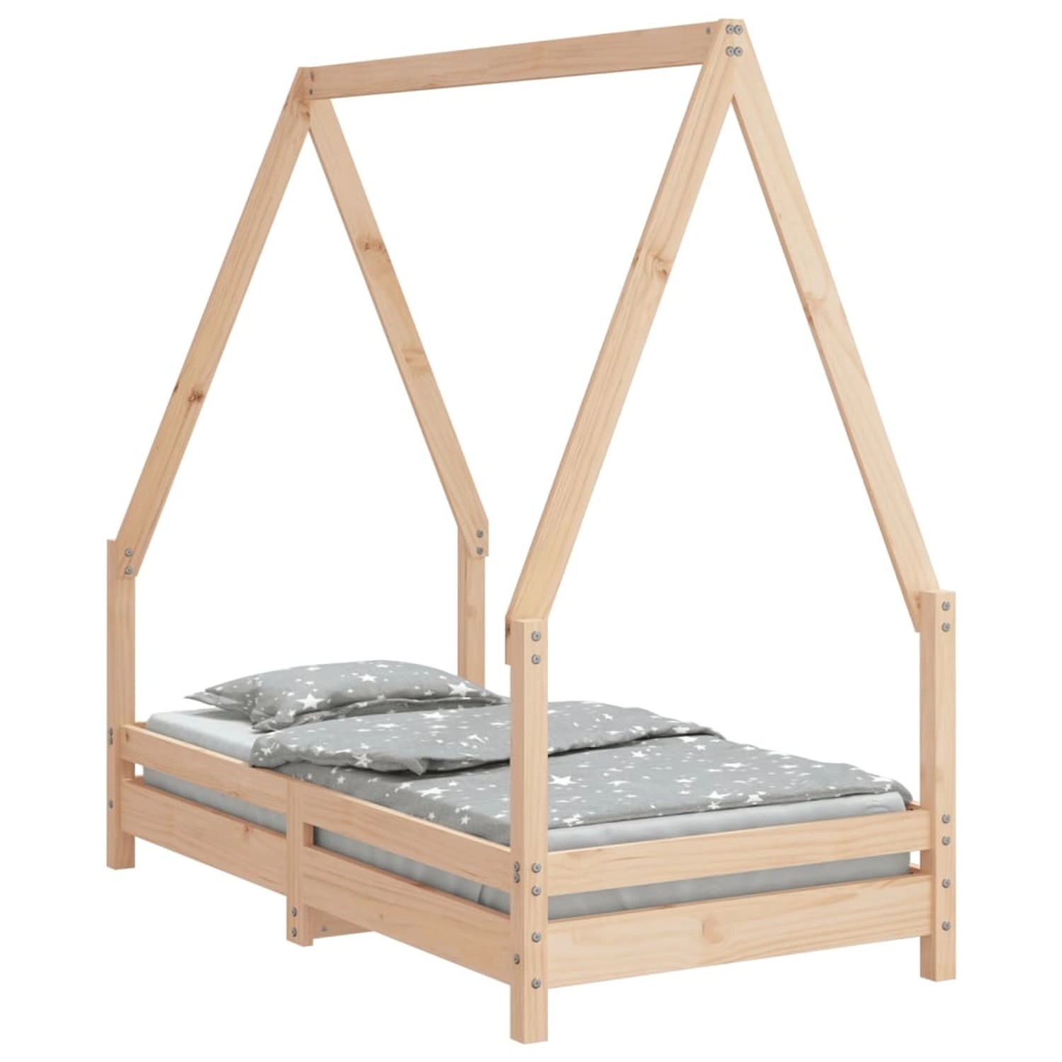 vidaXL Kinderbett 70x140 cm Massivholz Kiefer 834486 günstig online kaufen