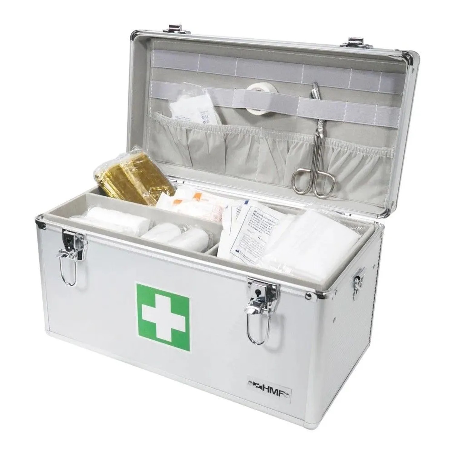 HMF 14701-09 Alu Medizinkoffer Erste Hilfe Koffer Tragegriff 40 x 22 x 20 cm