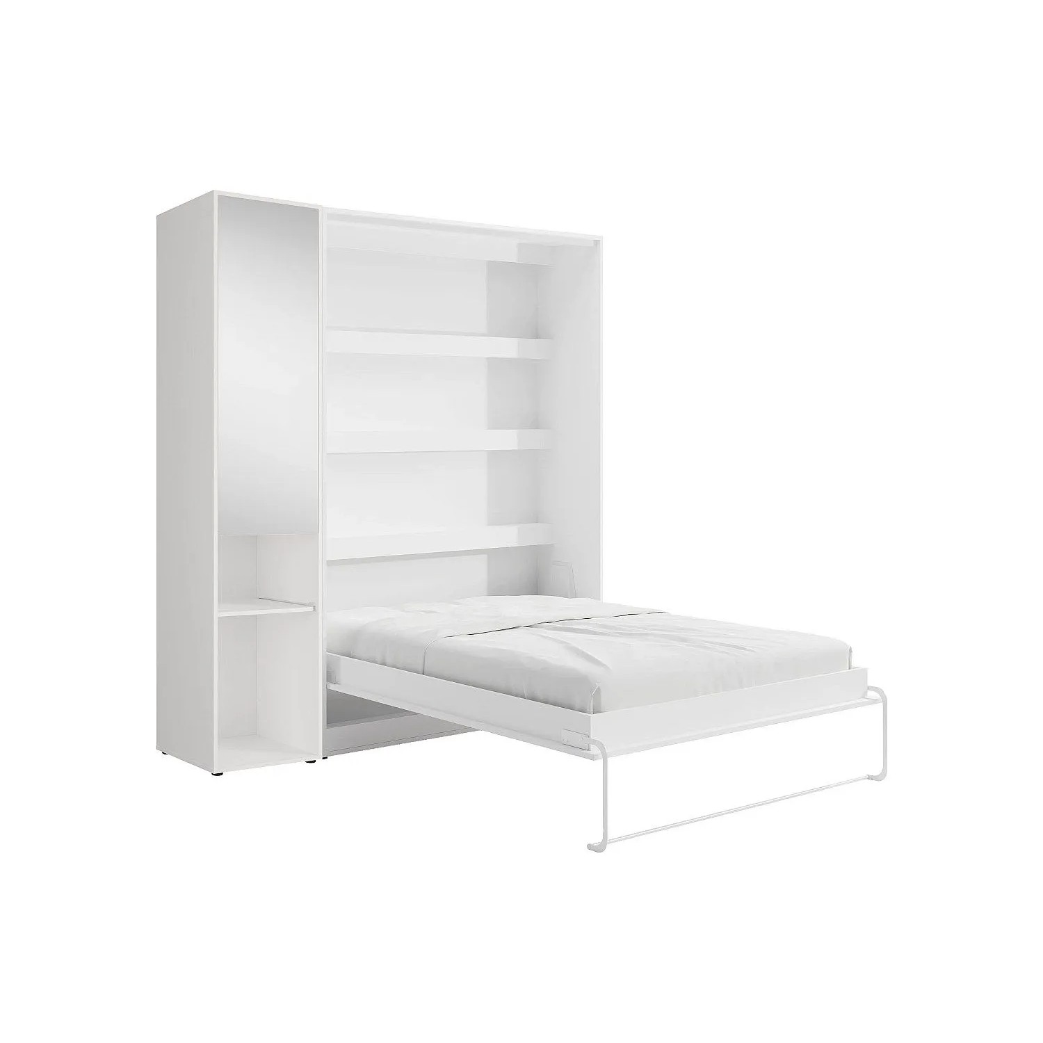 Vente-unique Schrankbett Rapili Weiß 209 cm