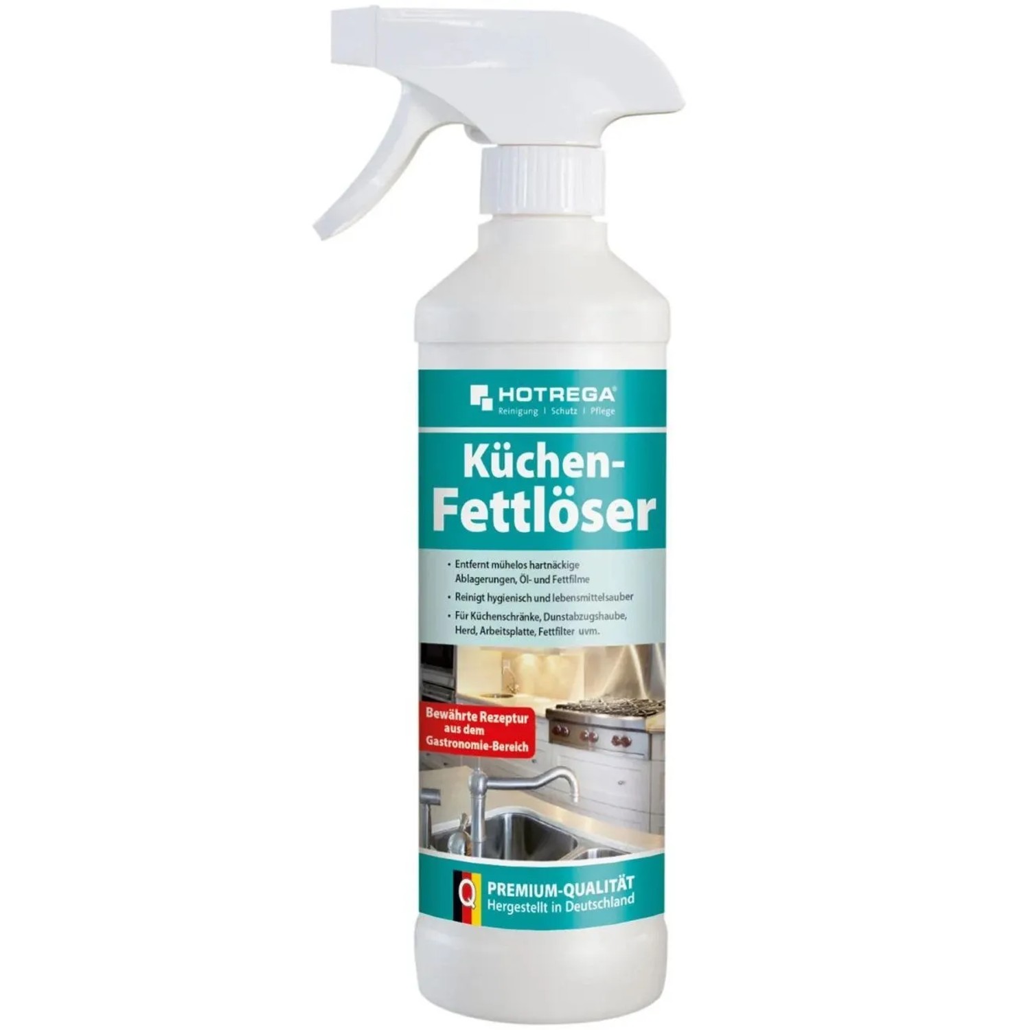 Hotrega Küchen Fettlöser 500 ml Gebrauchsfertig Kunststoff Weiß