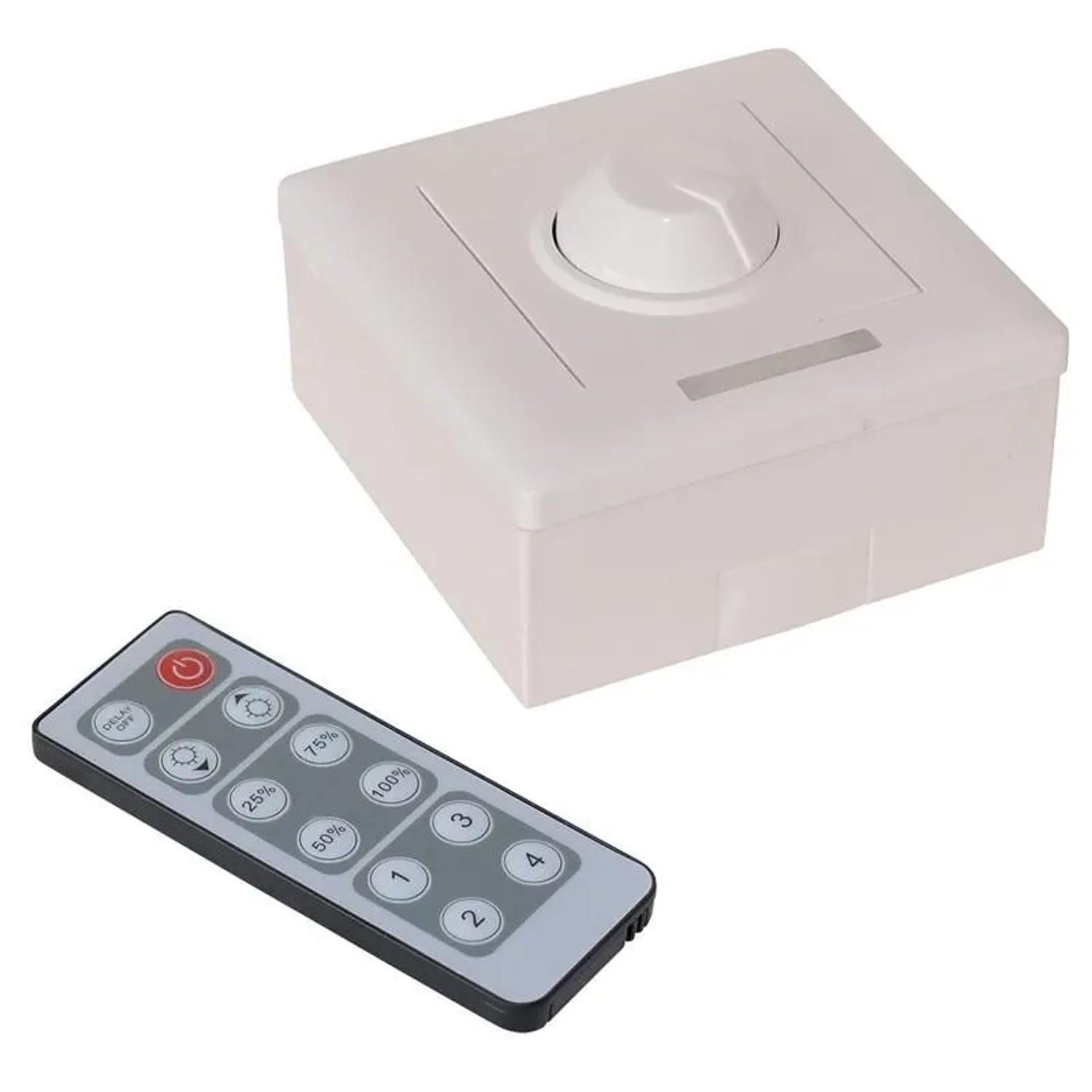 Thumbnail - BLANKO LED PWM Aufputz- Dimmer mit IR-Fernbedienung