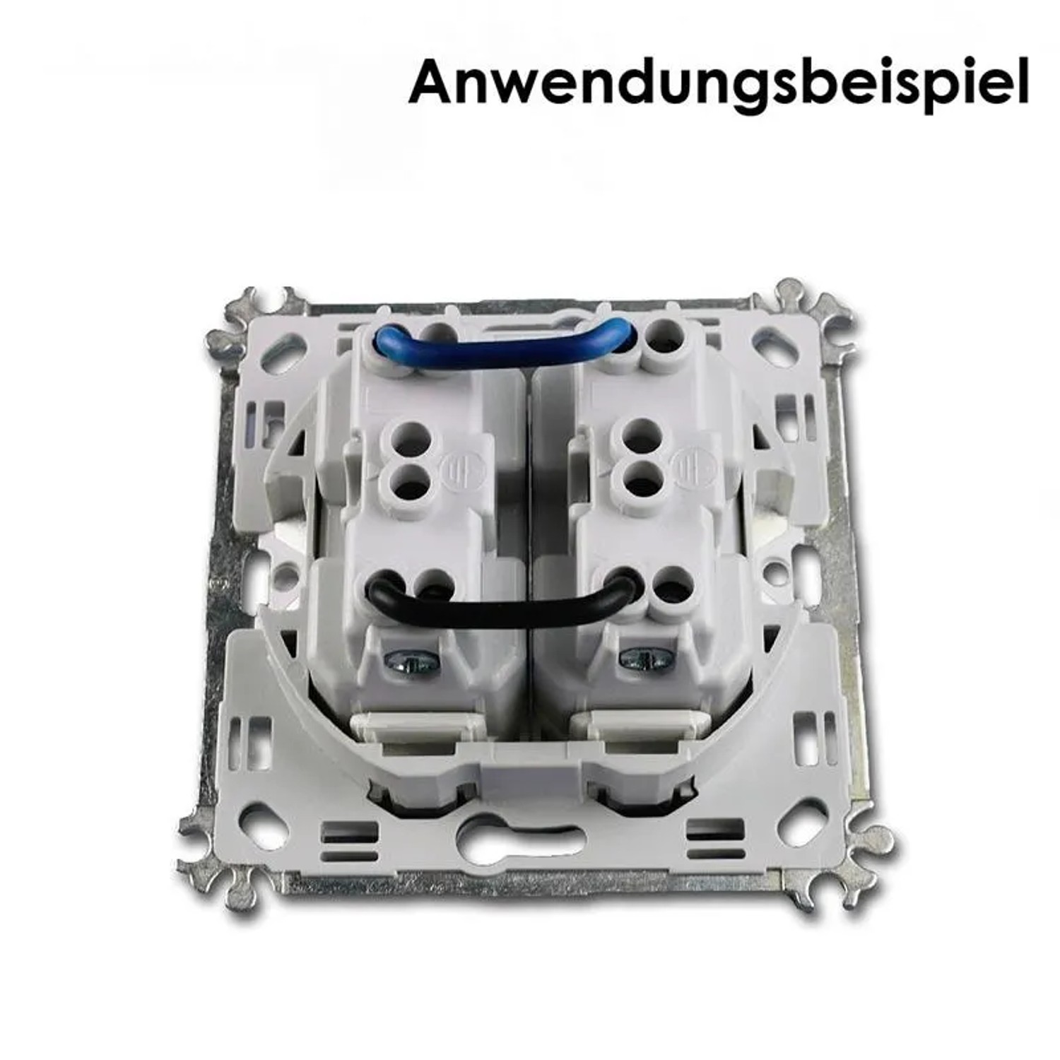 TEM Modul Plus Verdrahtungsbrücken 1M, 10er-Set, zum Verbinden von Schalterelementen.