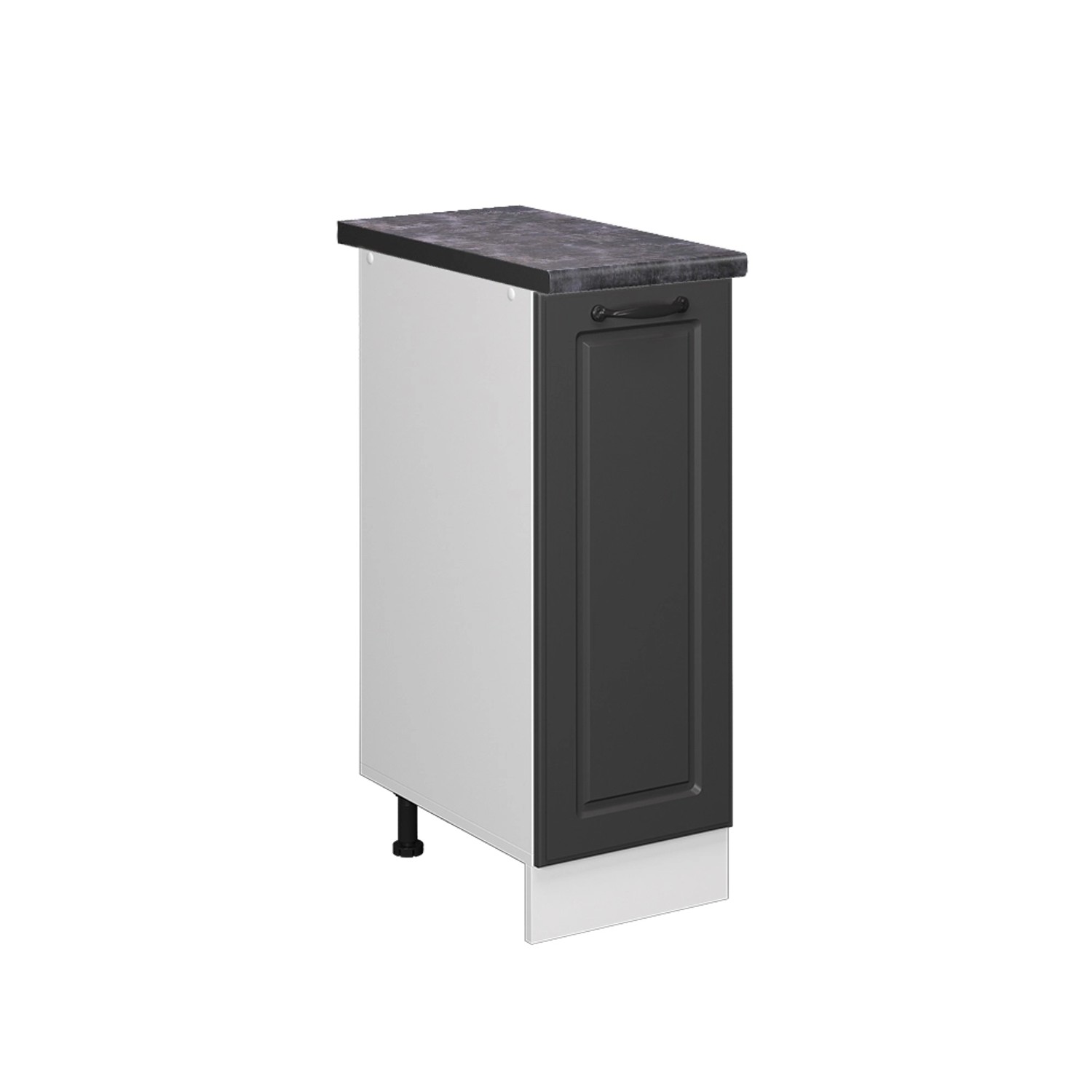 Vicco Apothekerschrank R-Line Anthrazit Landhaus/Weiß 30 cm AP Anthrazit