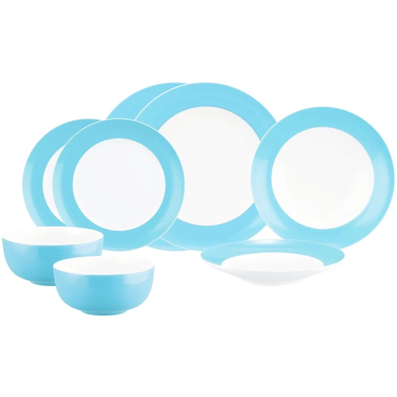Seltmann Weiden Liberty Pure Colors Einsteiger-Set 8-teilig Lagoon Blue