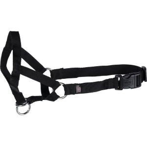 Schwarzes Trixie Ausbildungsgeschirr Top Trainer, Größe S, für Hunde.