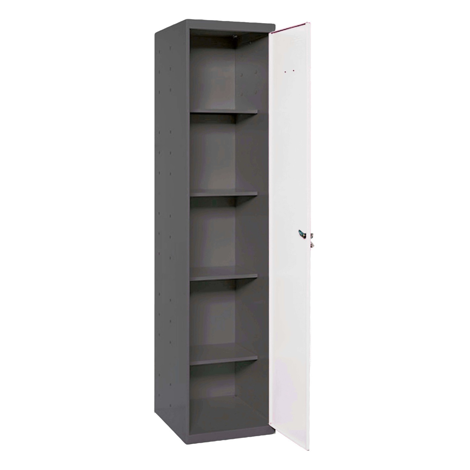 PROREGAL Putzmittelschrank AMEGO HxBxT 180 x 40 x 40 cm 4x Fachboden Weiß-A günstig online kaufen