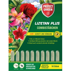 Lizetan Plus Combistäbchen, 10 Stück: Mittel gegen Blattläuse und Schädlingsbefall für gesunde Pflanzen.