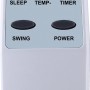 Fernbedienung für mobiles Klimagerät KGM 12000 BTU, weiß.