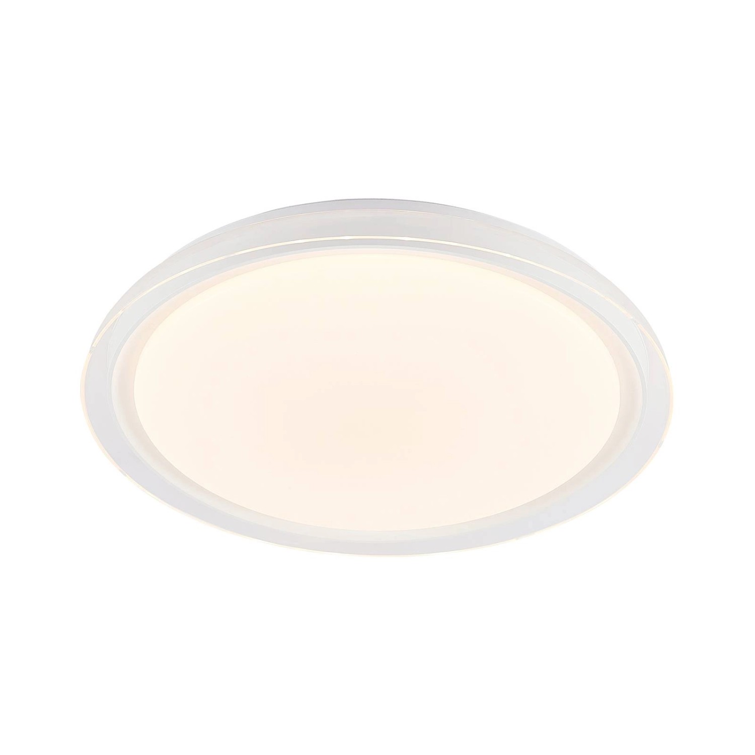 Lindby LED Deckenleuchte Sleya 9924002 Dimmbar mit Leselampe Modern in Weiß günstig online kaufen