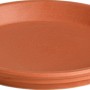 Deroma Untersetzer, Ø 11 cm, aus Terrakotta für Pflanzgefäße im Innen- und Außenbereich.