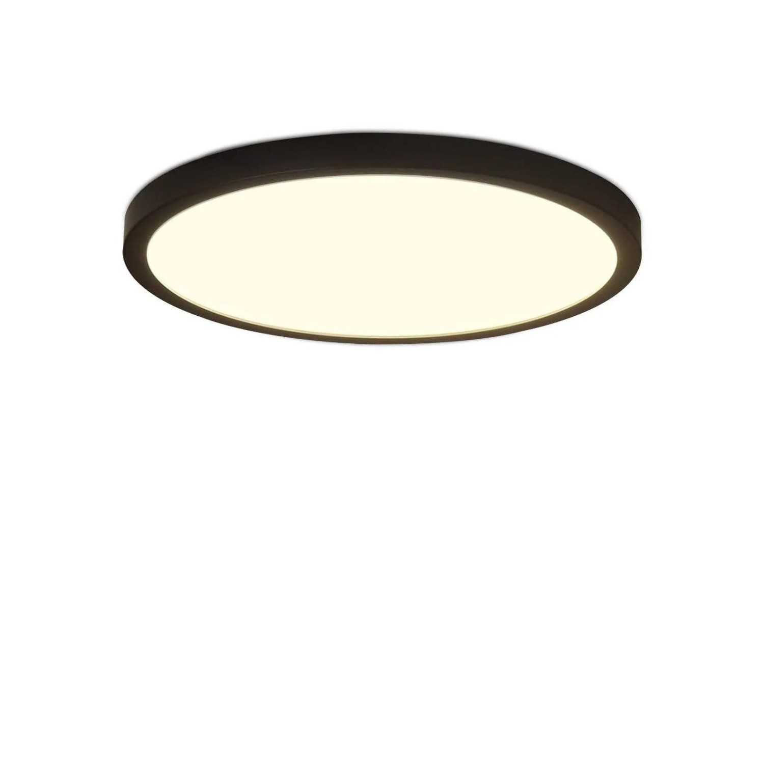 Nettlife LED Deckenleuchte aus Plastik L 23cm Schwarz