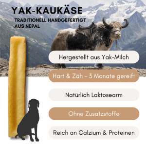 Supravit Yak Kaukäse Größe L 3er Pack für Hunde