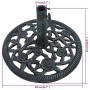 vidaXL Sonnenschirmständer Grün 9 kg 40 cm Gusseisen 47863_9