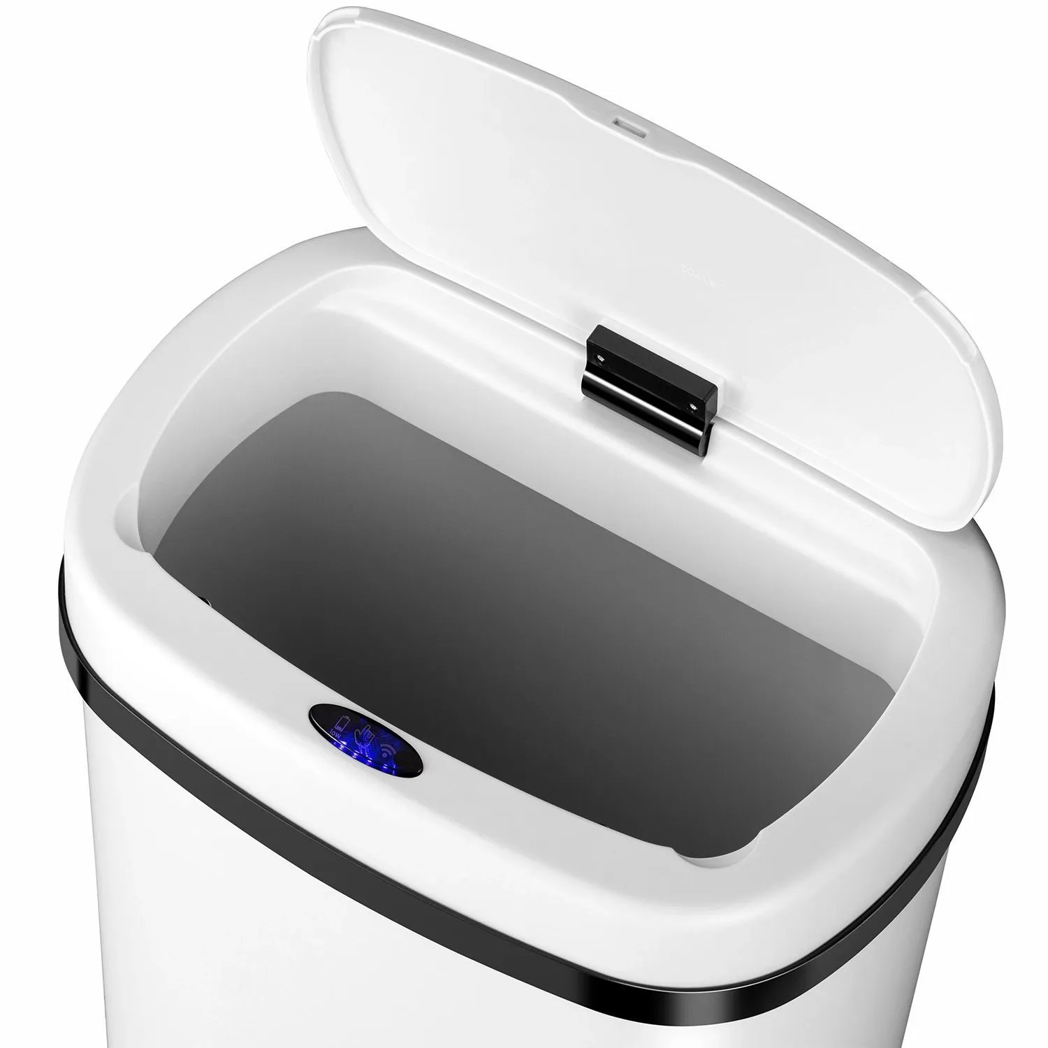 Juskys Mülleimer mit Sensor 60 L Viereckig Weiß kaufen bei OBI