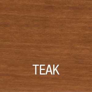 Farbmuster: Bondex Holzbeize Teak, Farbton Teak.