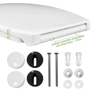 Banjado WC-Sitz "Perfekte Welle" mit Kindersitz und Montagematerial.