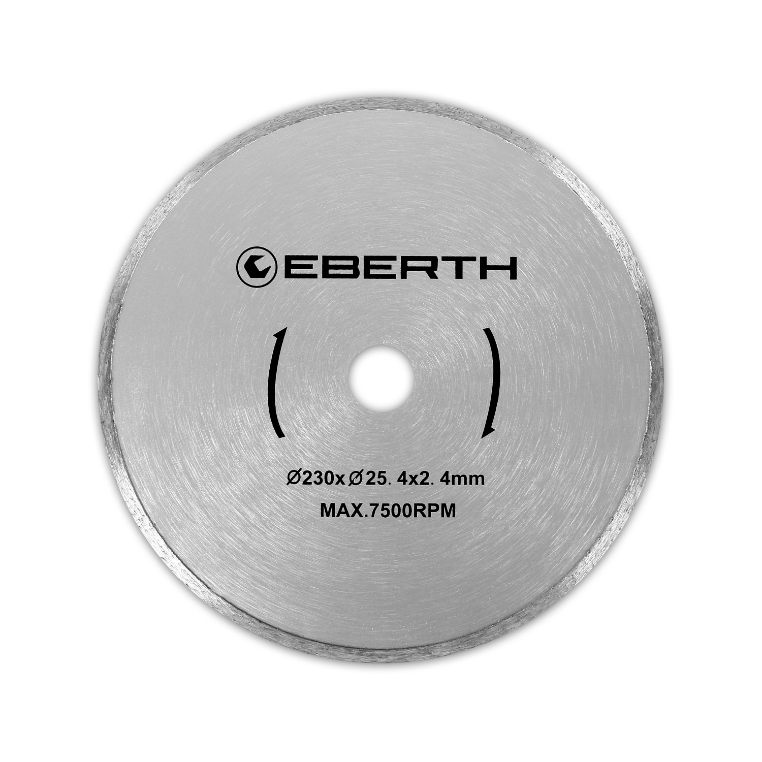 Image of EBERTH Diamanttrennscheibe mit 230mm Durchmesser 25,4mm Bohrung 2,4mm Stärke