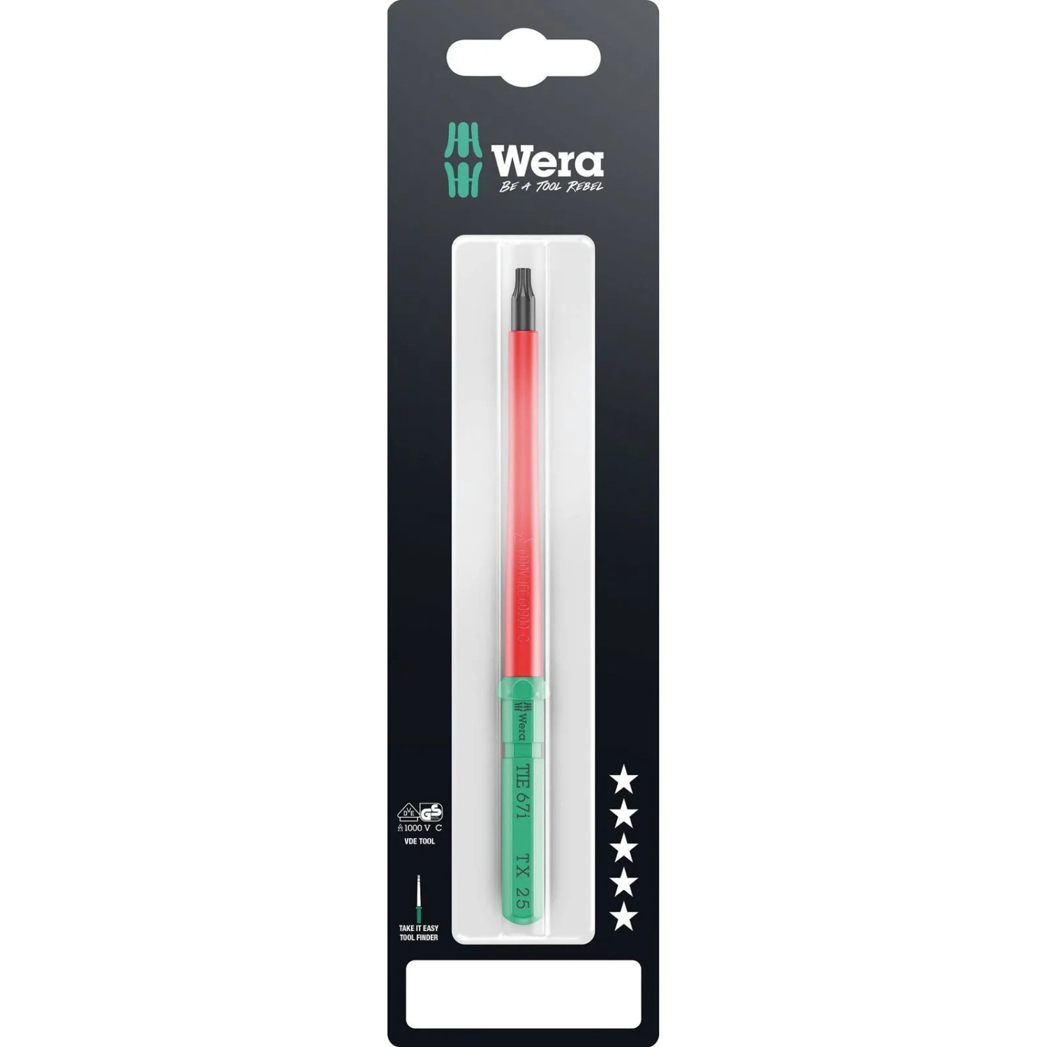 Wera Kraftform Kompakt VDE 67 I TORX Take It Easy SB 05006573001