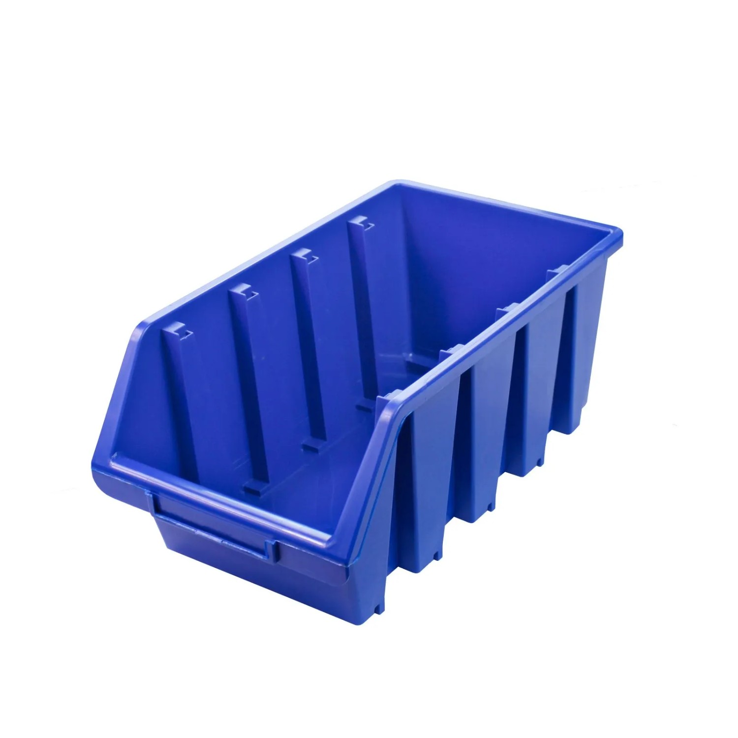 PROREGAL Sichtlagerbox 4 HxBxT 15,5x20,4x34cm Polypropylen Blau