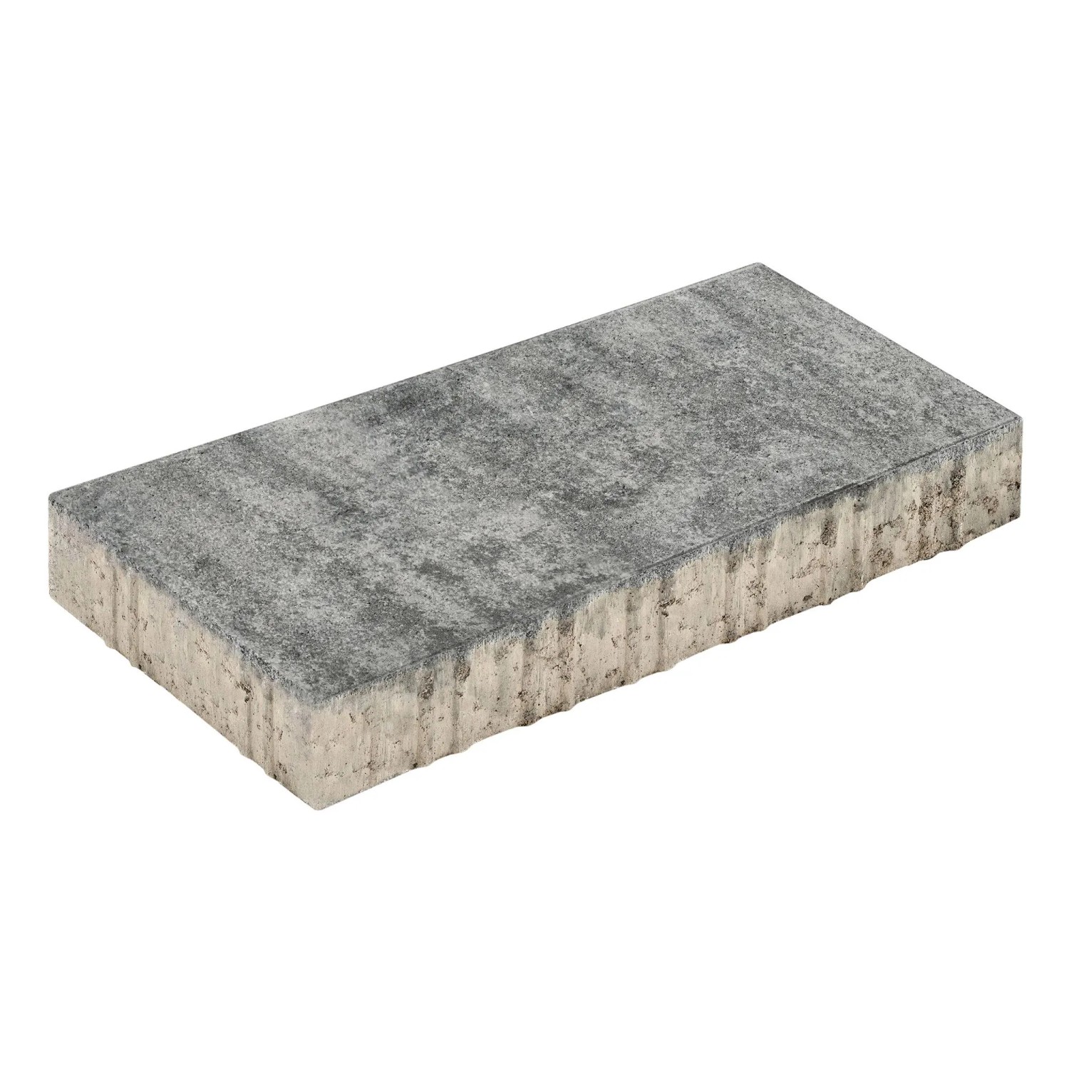 Diephaus-Pflasterstein Mileo Weiß-Schwarz 60 x 30 x 8 cm