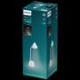 Verpackung der weißen Philips LED Schreibtischleuchte Hat mit Akku und Stiftehalter.