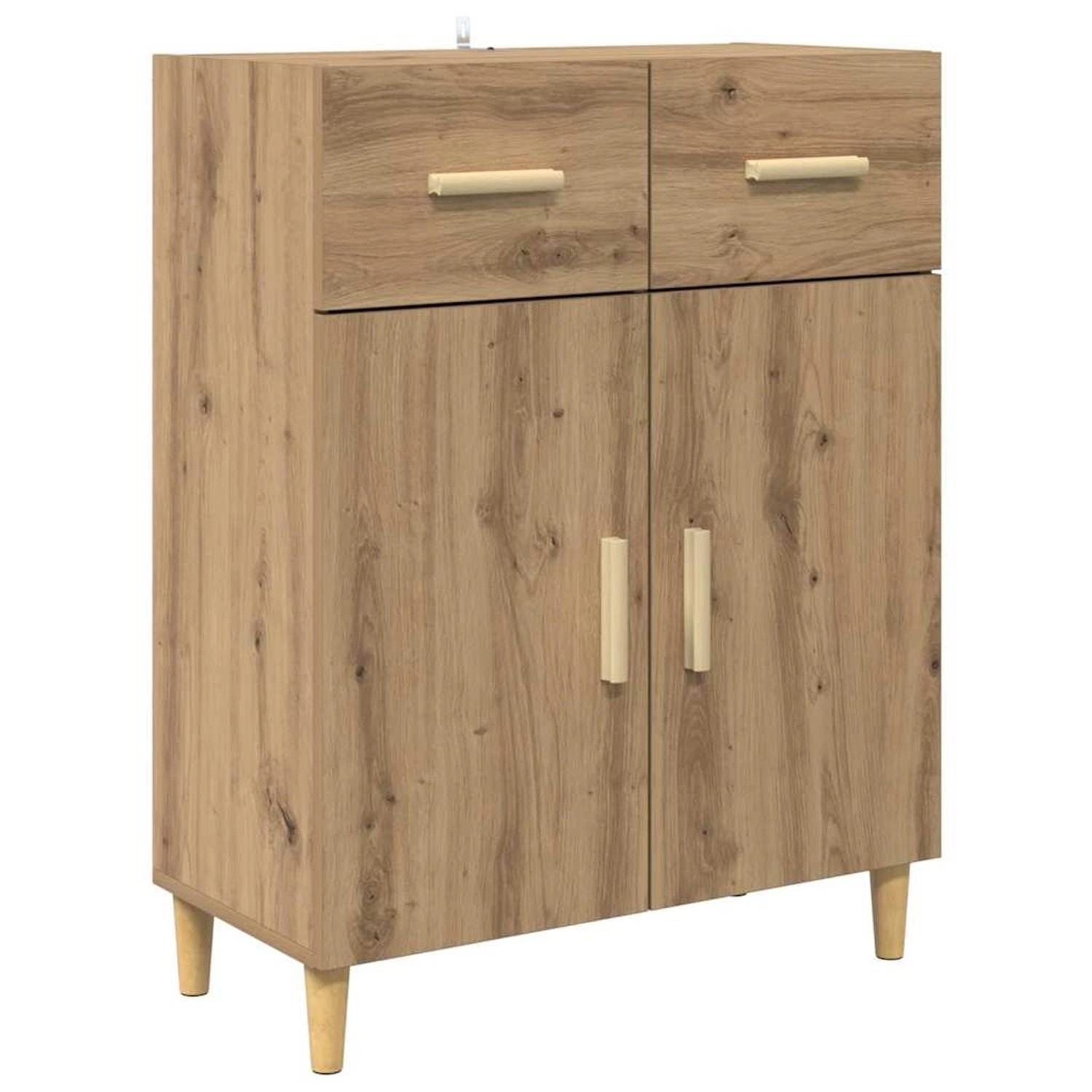 vidaXL Sideboard Artisan-Eiche 34 x 69,5 x 89 cm Holzwerkstoff 880671