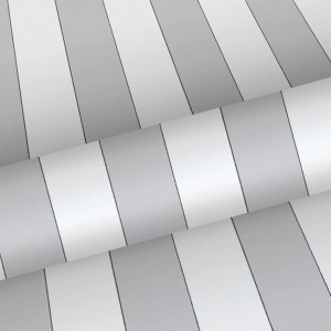 Sanders & Sanders Tapete Streifen Grau Und Weiß 53 Cm X 1005 Cm 640719