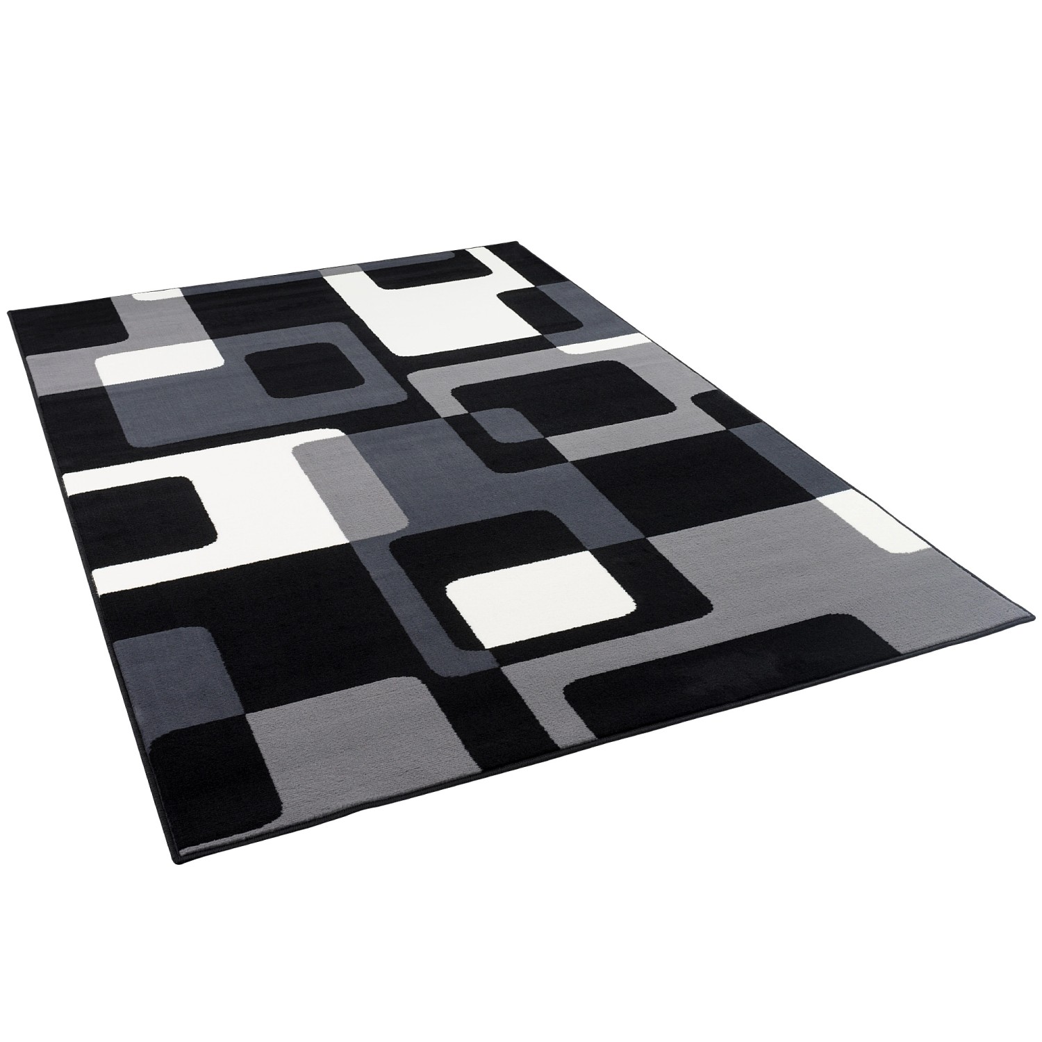 Pergamon Teppich Modern Trendline Retro Grau 140x200cm günstig online kaufen