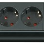 Brennenstuhl Premium-Line Steckdosenleiste, 8-fach, schwarz, mit 3 m Kabel und Schalter.