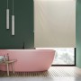 Relaxdays Duschrollo Aluminium Kunststoff Beige Wasserabweisend Schnelltrocknend 60 cm x 240 cm_5