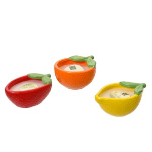 Decoris Citronella Kerze, 3-fach sortiert: Mückenschutz für Garten, Terrasse und Balkon.