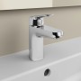 Ideal Standard Ceraflex Armatur Paket mit Waschtisch- und Brausearmatur in Chrom.