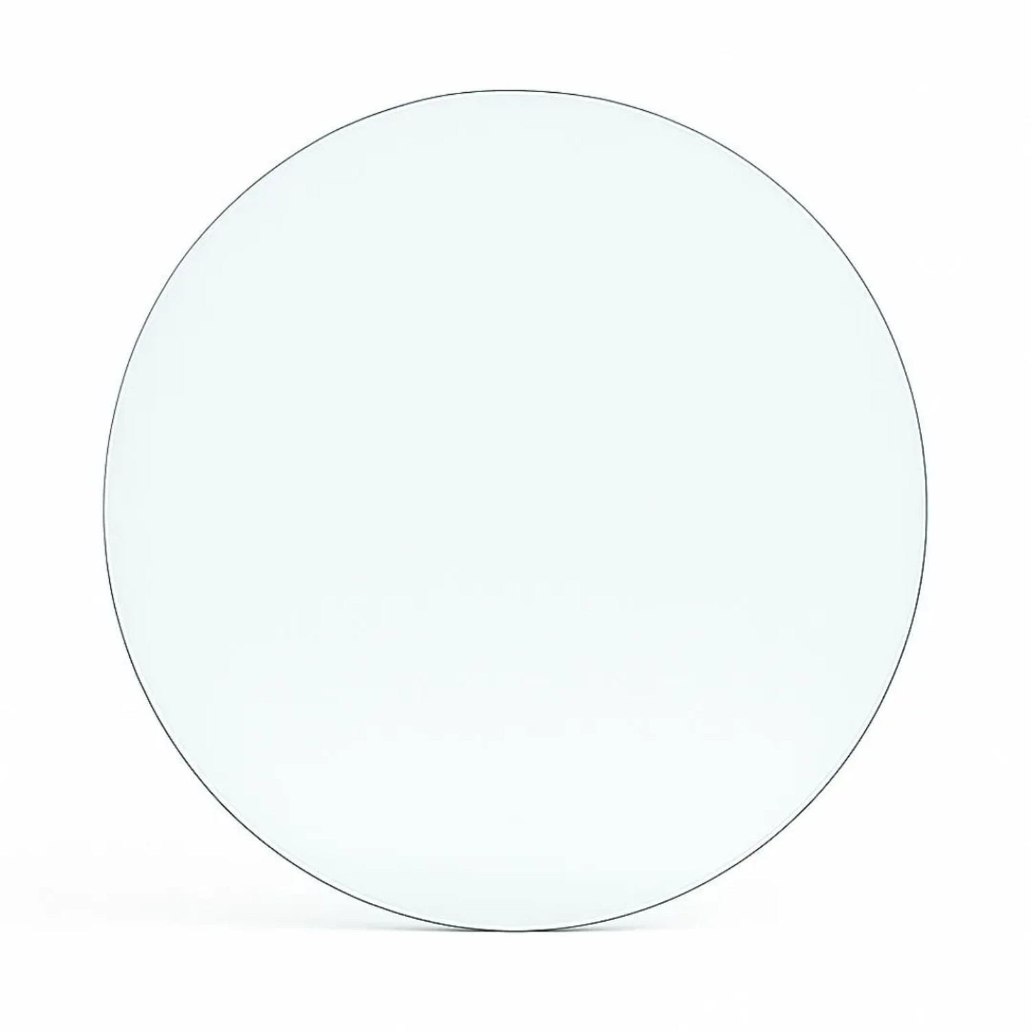 Feuercampus Funkenschutzplatte Glas für Kaminofen Kreis 110 x 110 x 0,8 cm