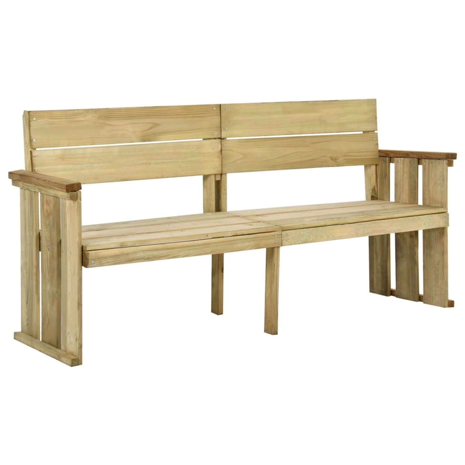 vidaXL Gartenbank 172 cm Kiefernholz Imprägniert 318408