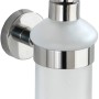 Wenko Bosio Seifenspender, 200ml, Edelstahl glänzend, zur Wandmontage.