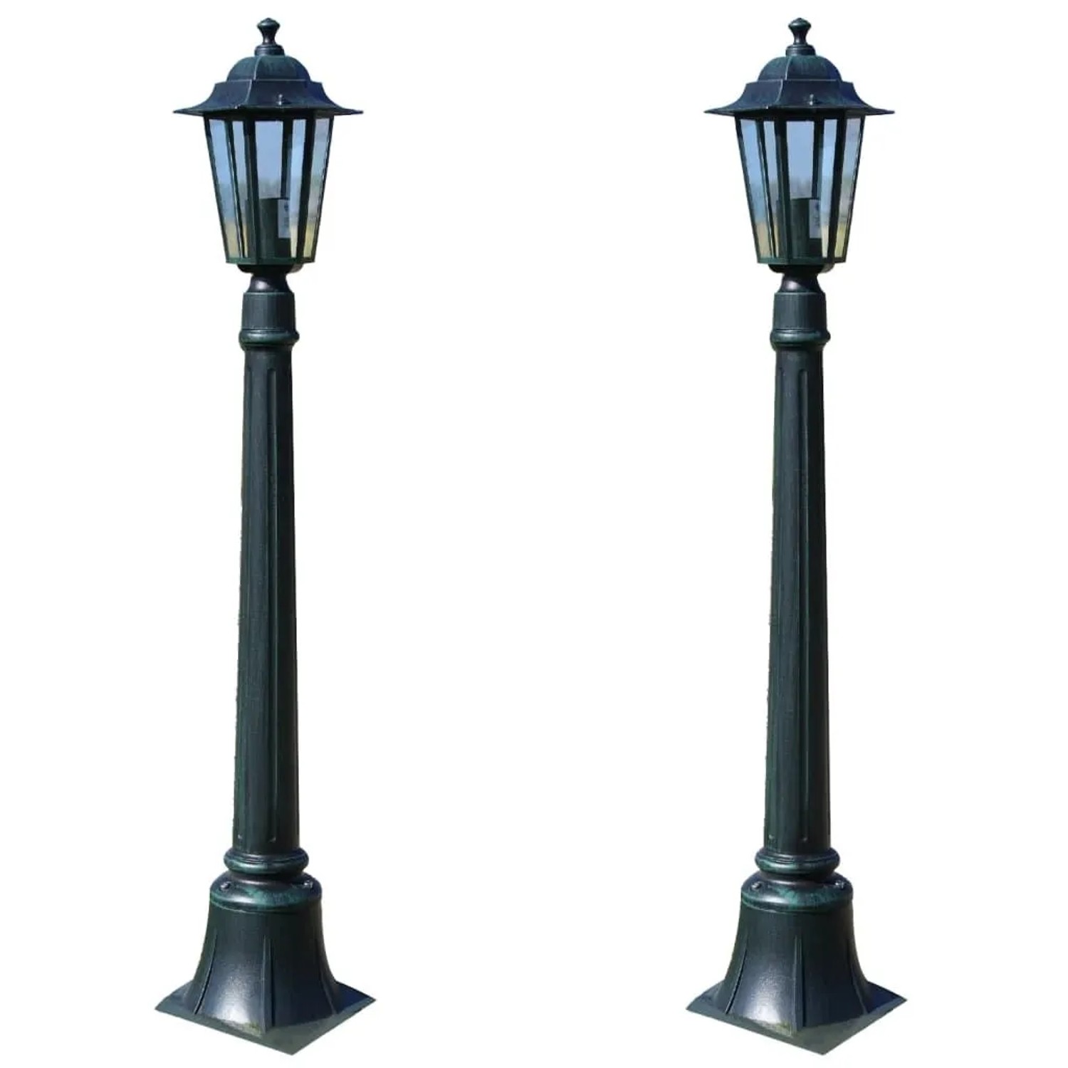 vidaXL Preston Gartenleuchten 2 Stk 105 cm 3057506