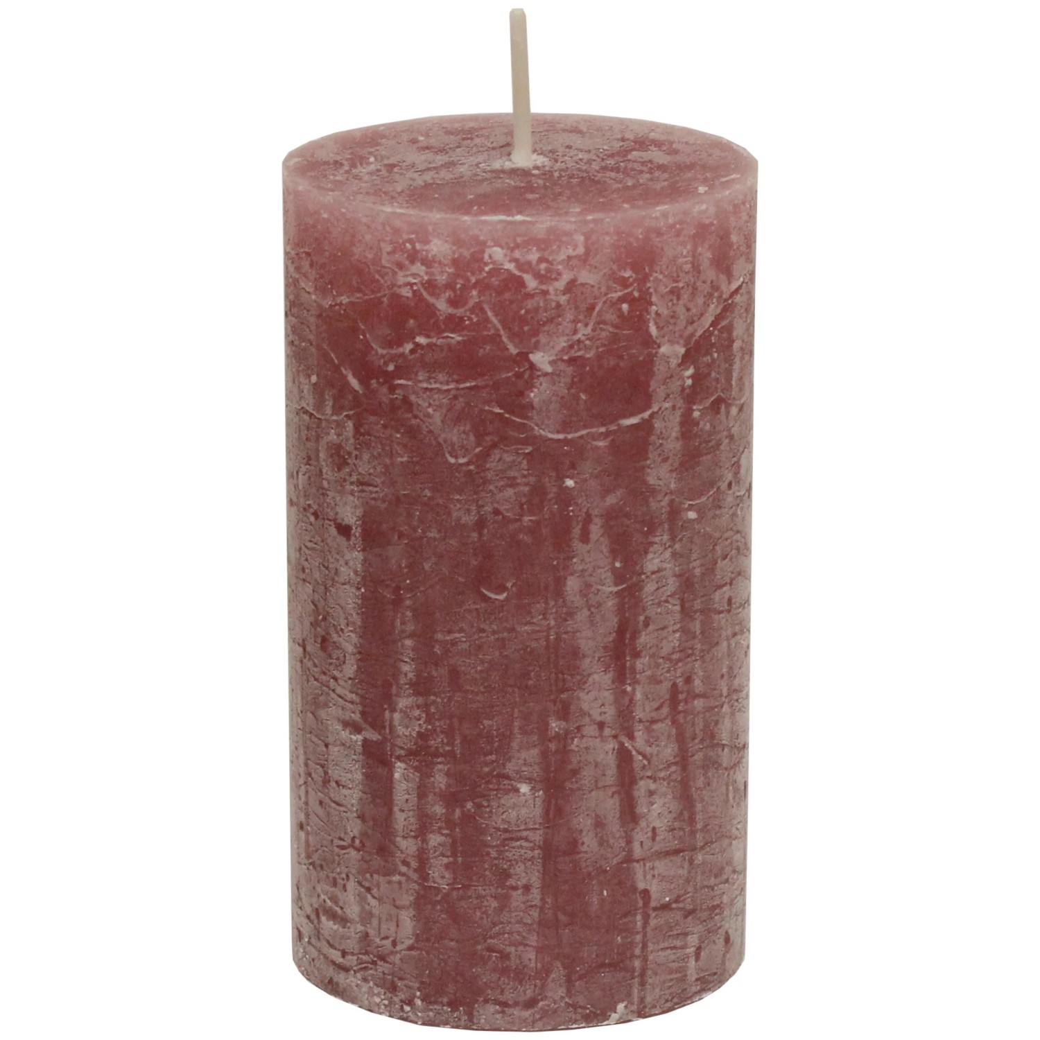 Based Stumpenkerze Lia in Rosa