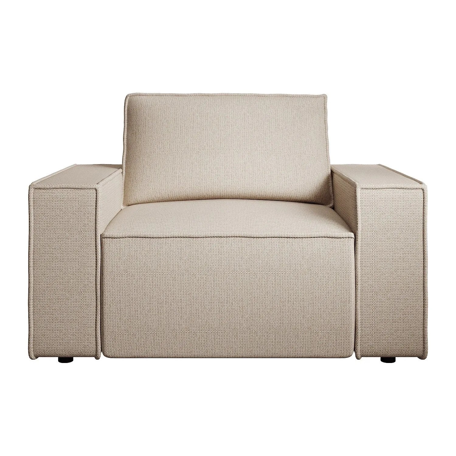 Vente-unique Sessel Mit Gerader Rückenlehne Amelia Beige 120 cm