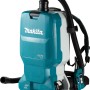 Makita Akku-Rucksackstaubsauger DVC665ZU, Nass- & Trockensauger mit HEPA-Filter und Tragegurten.