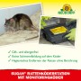 Neudorff Ratten-Köderstation Sugan mit Ratte und Köderdepot, sichere und hygienische Rattenbekämpfung.