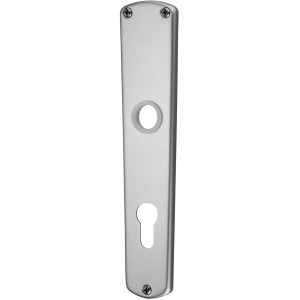 AnsaPro Tür-Langschild Iller Alu Natur, PZ-Ausführung für Zimmertüren.