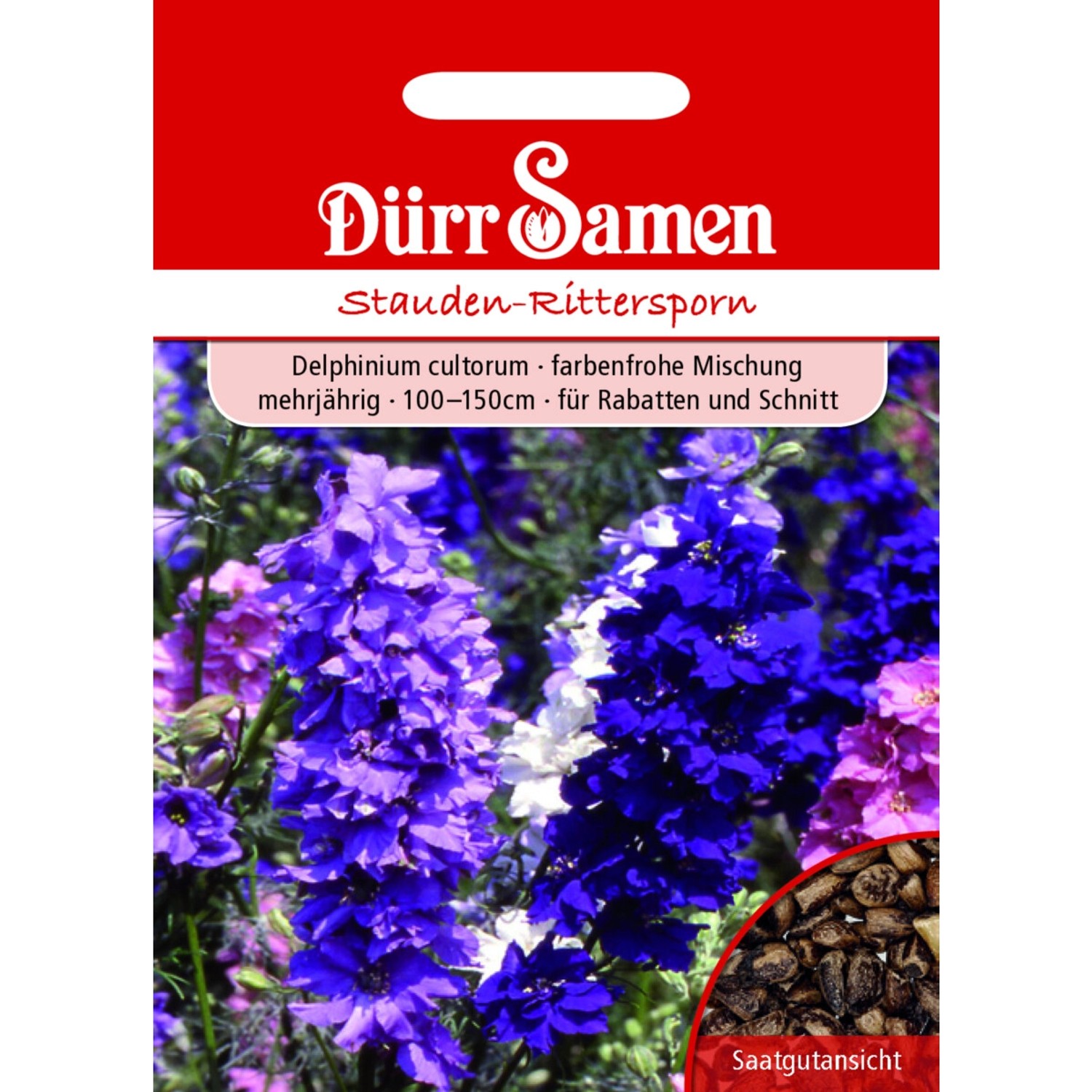 Dürr Samen Stauden-Rittersporn Mehrjährig Saatgut günstig online kaufen
