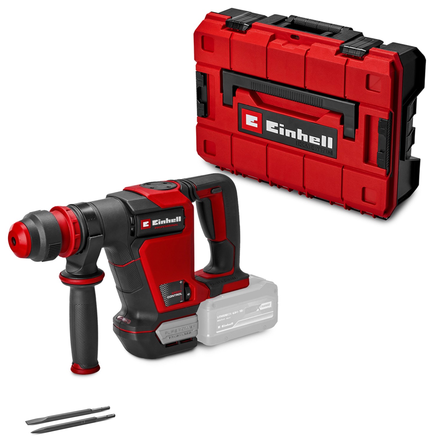 Einhell Akku-Abbruchhammer Professional TP-DH 18/4 Rot-Schwarz günstig online kaufen