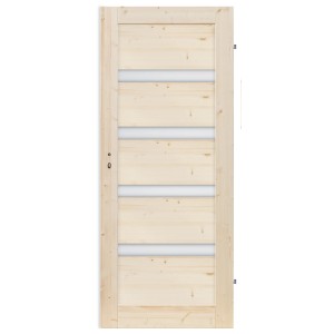 Radex Zimmertür VICO 4S Massivholz Fichte FOG-Glas 735 cm x 198,5 cm DIN R