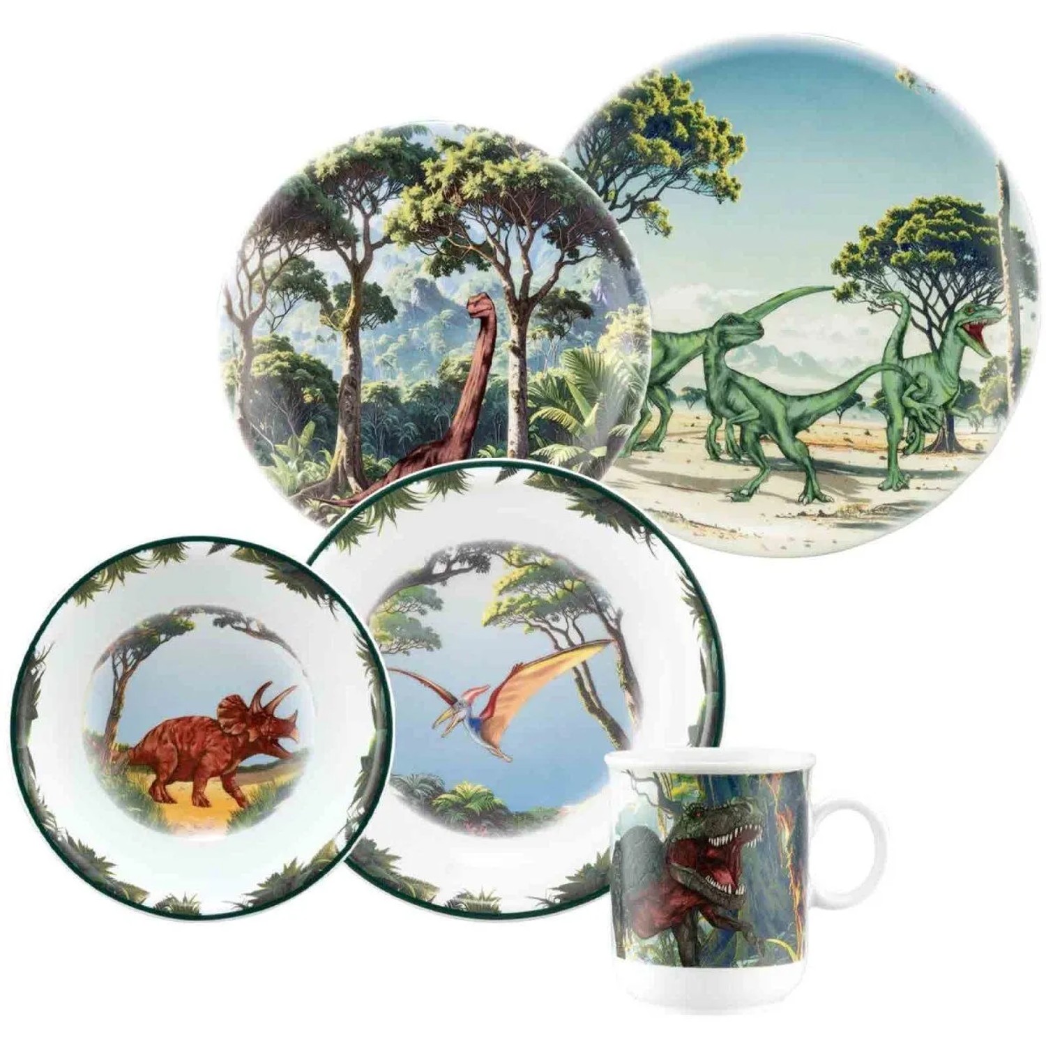Seltmann Weiden Compact Kindergeschirr Set 5-teilig Dino