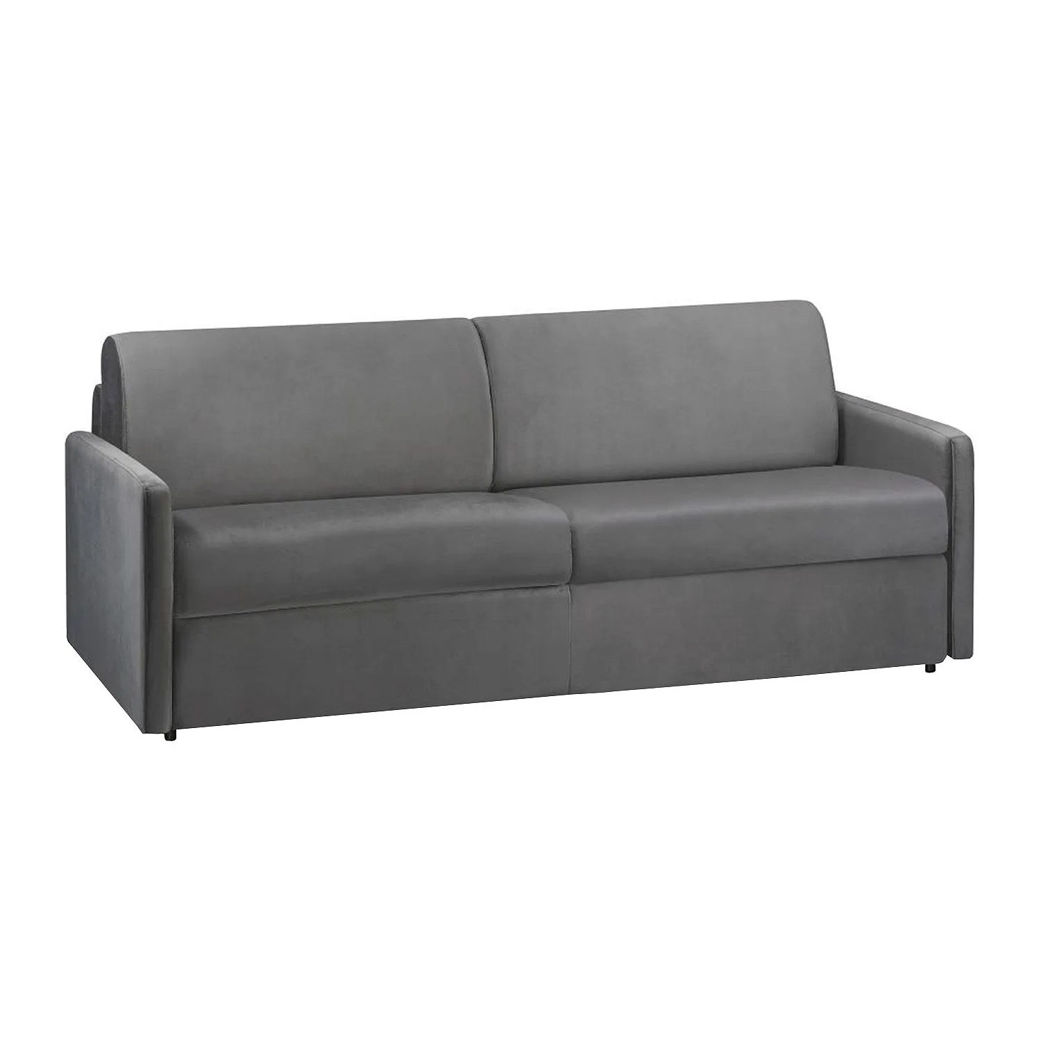 Vente-unique Schlafsofa Calife Anthrazitgrau 190 cm