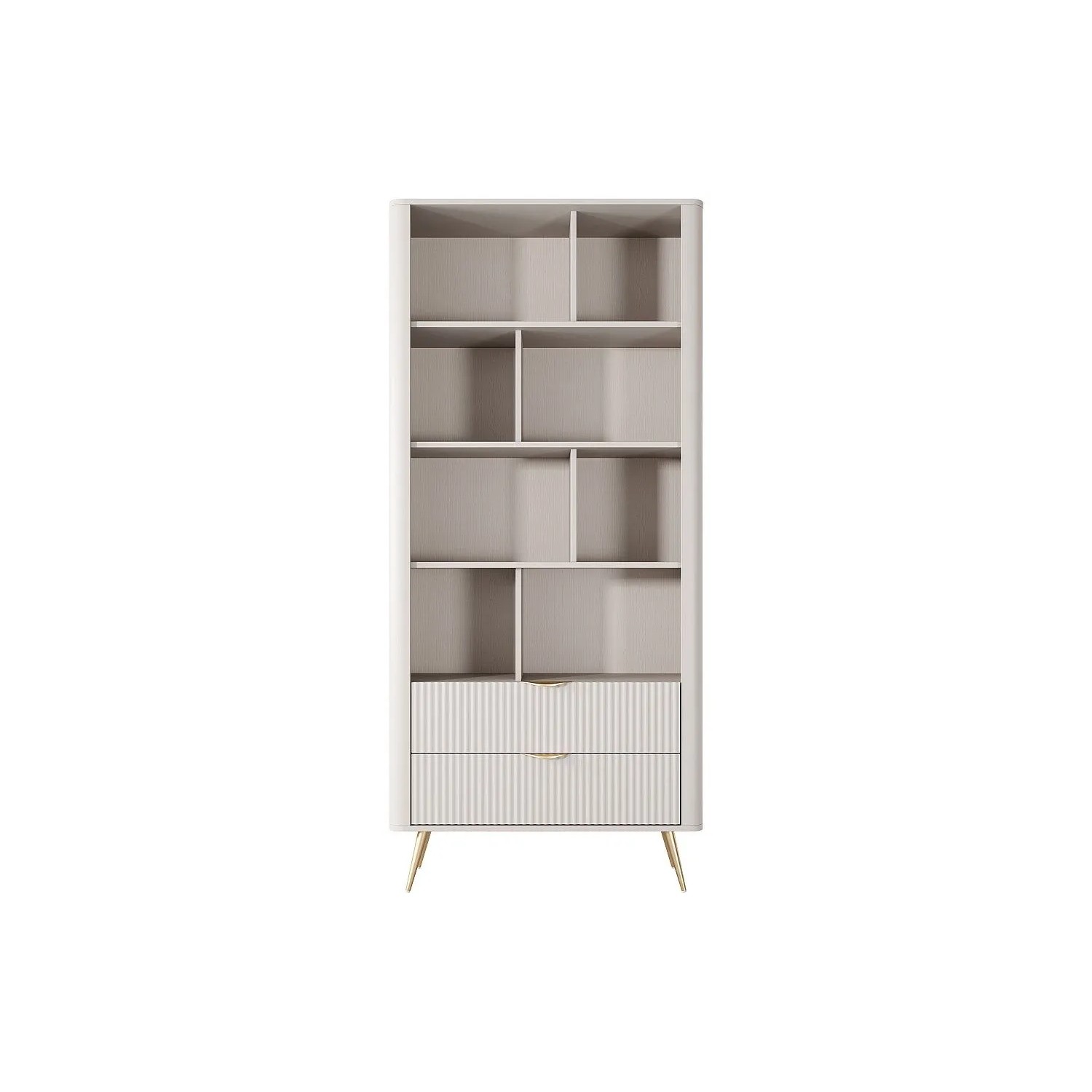 Vente-unique Bücherregal Elonaria Beige 88.2 cm