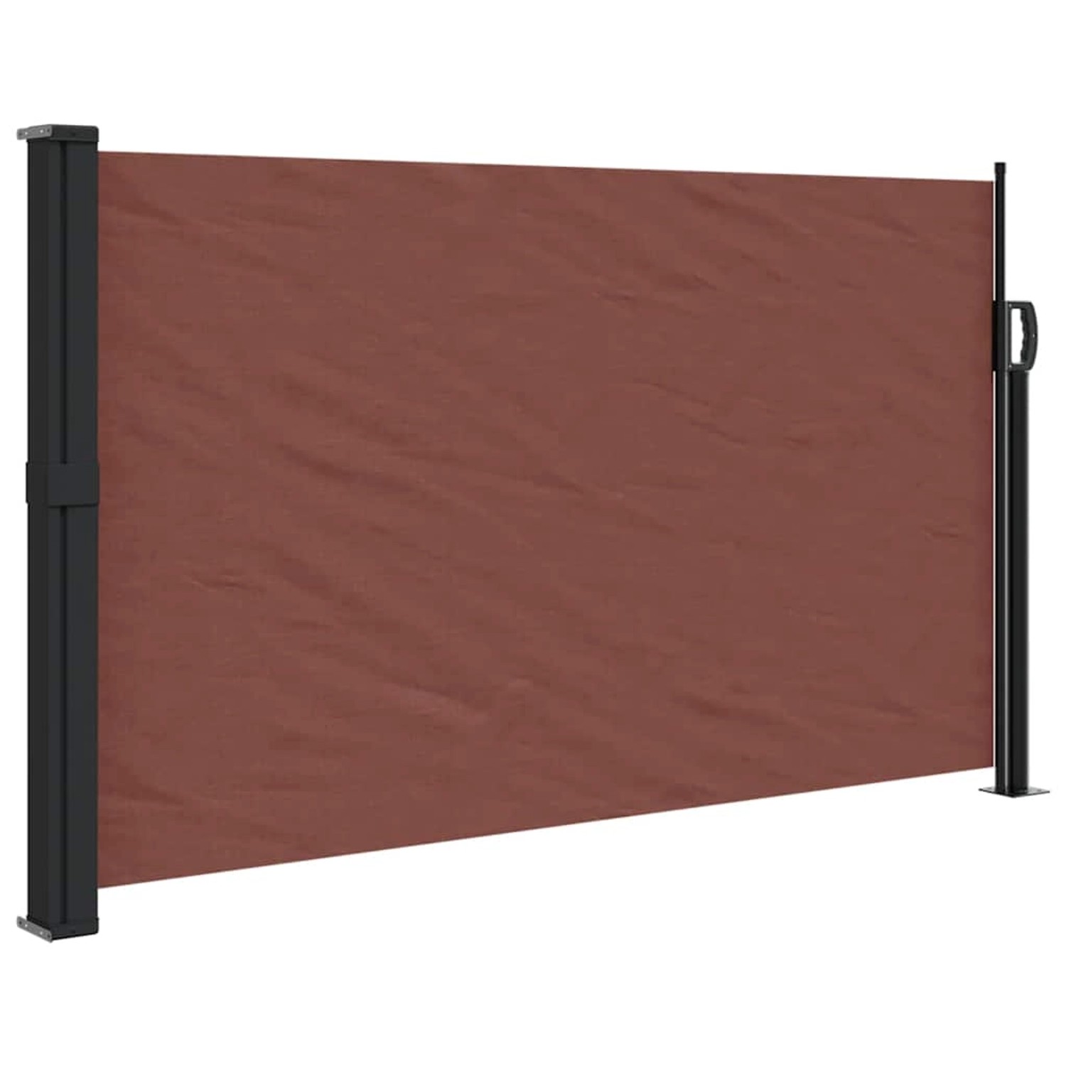 furnicato Seitenmarkise Ausziehbar Braun 120x600 cm günstig online kaufen