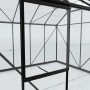 Vitavia Seitenfenster V, schwarzer Rahmen, ESG-Glas, für Gewächshäuser.