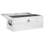 DELUKE Aluminiumbox Mit Deckel Abschließbar Alubox Deichselbox Alu Anhängerbox Werkzeugkiste Transportbox Metallkiste 70x31x27cm Silber_2